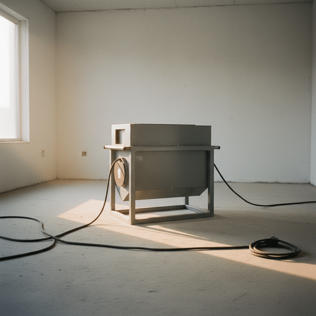 Wärmeofer für thermische Behandlung im Raum